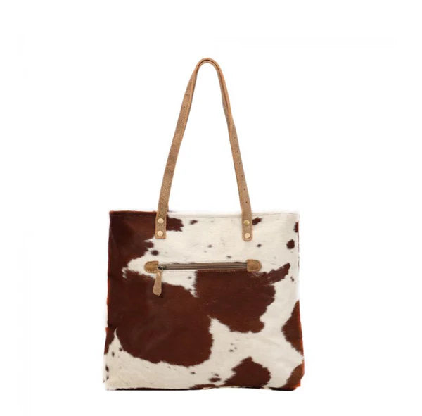 Caramel Front Pocket Hairon Bag