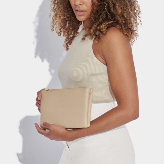 Duo Pouch Light Taupe