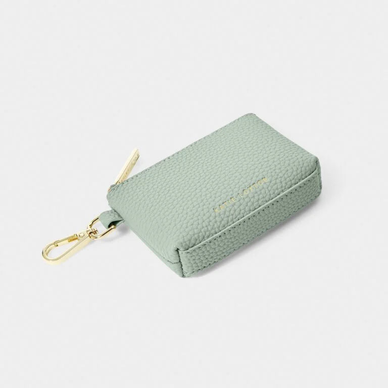 Evie Clip On Coin Purse Slate Blue