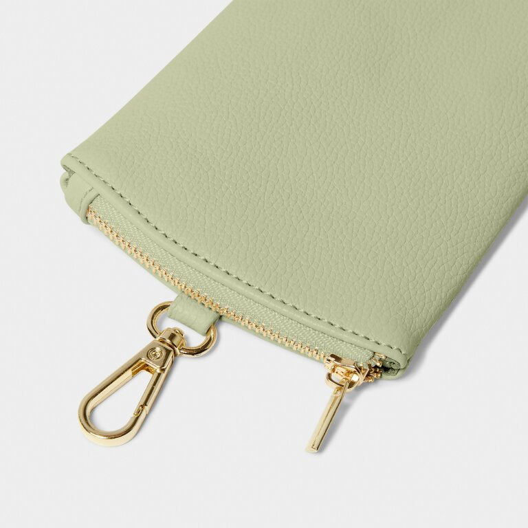 Clip On Sunglasses Case Soft Sage