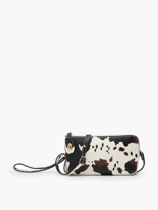 Kendall Cow Wristlet