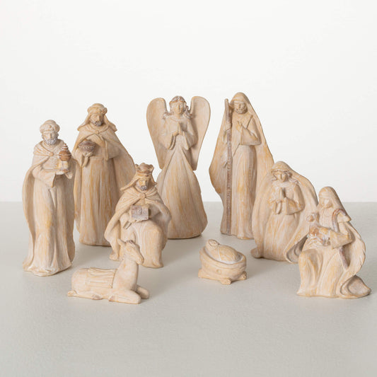 Nativity Set of 9 Figurines