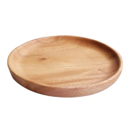 Wooden Round Plates