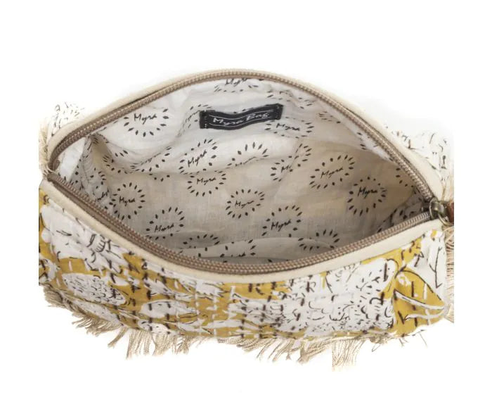 Golden Prairie Leaf Fannypack bag