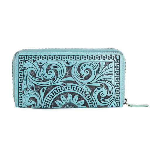 Sunset Valley Wallet in Turquiose