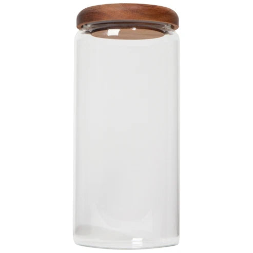 Glass Jars with Acacia Wood Lid