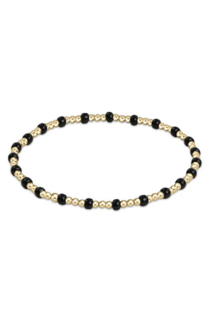 Gameday Hope Gold Sincerity Bracelet- Onyx