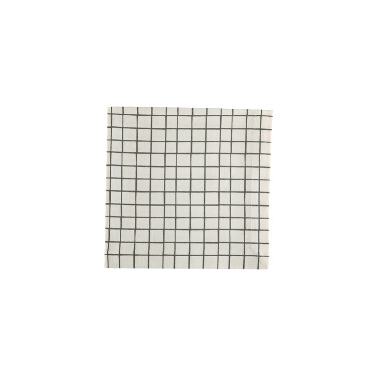 Goldie Grid Napkin - Set of Four