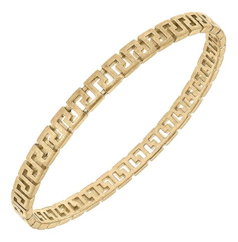 Ryan Greek Keys Bangle Bracelet