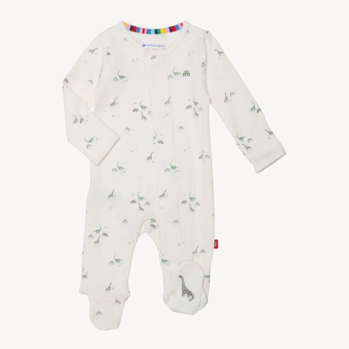 Tiny Diny Organic Cotton Magnetic Parent Favorite Footie