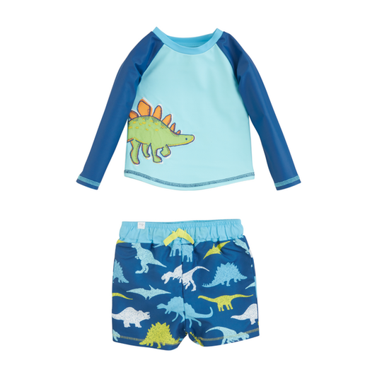 Boys' Dino Rash Guard Set