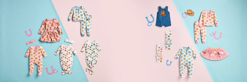 Cowgirl Swaddle & Teether Set