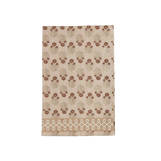 Stem Block Print Towel