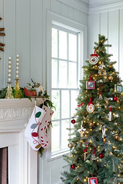 Lights Beaded Stocking