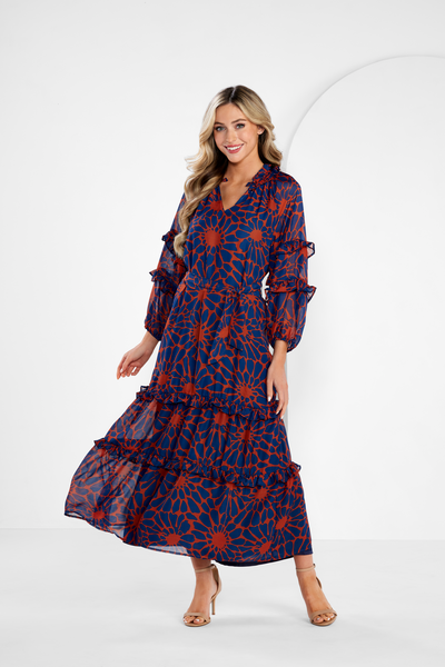 Portia Maxi Dress Navy