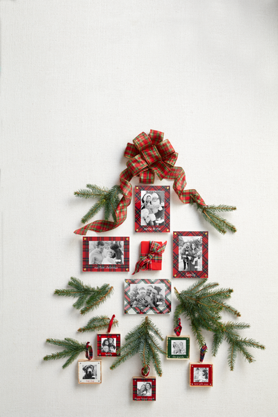 Family Wood & Acrylic Frame Ornament