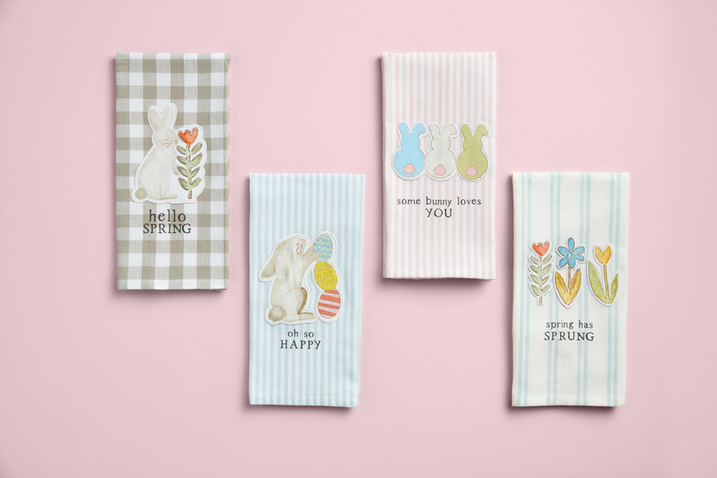 Three Bunnies Patch Towel