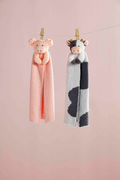 Pig Chenille Blanket Lovey