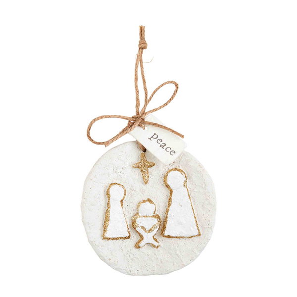 Manger Paper Pulp Ornament