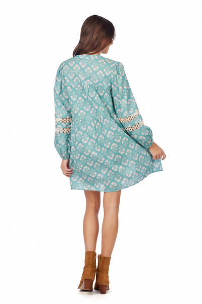 Barlowe Printed Dress Green