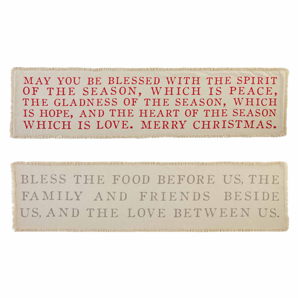 Reversible Blessing Table Runner