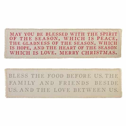 Reversible Blessing Table Runner